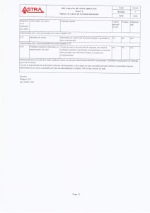 Declaratia de aplicabilitate SI-12