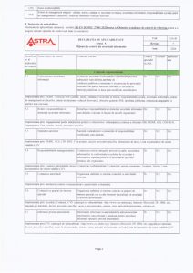 Declaratia de aplicabilitate SI-2
