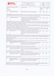 Declaratia de aplicabilitate SI-4