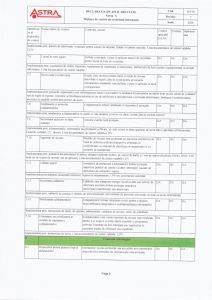 Declaratia de aplicabilitate SI-8