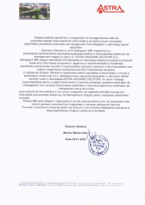 Politica in domeniul SA 8000-3